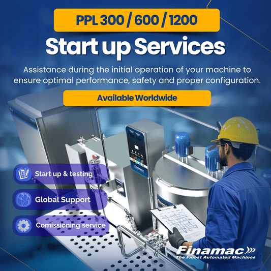 U.S. Machines Start up Services - PPL 300 - 600 - 1200 L - Finamac LLC