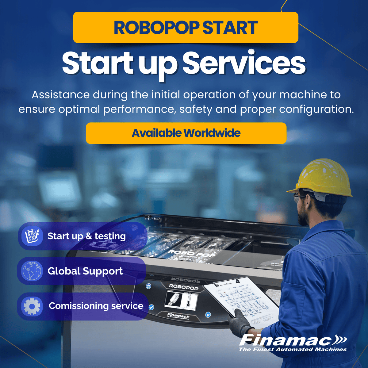 U.S. Machines Start up Services - Robopop Start - Finamac LLC