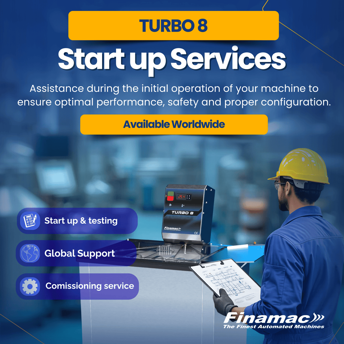 U.S. Machines Start up Services - Turbo 8 - Finamac LLC