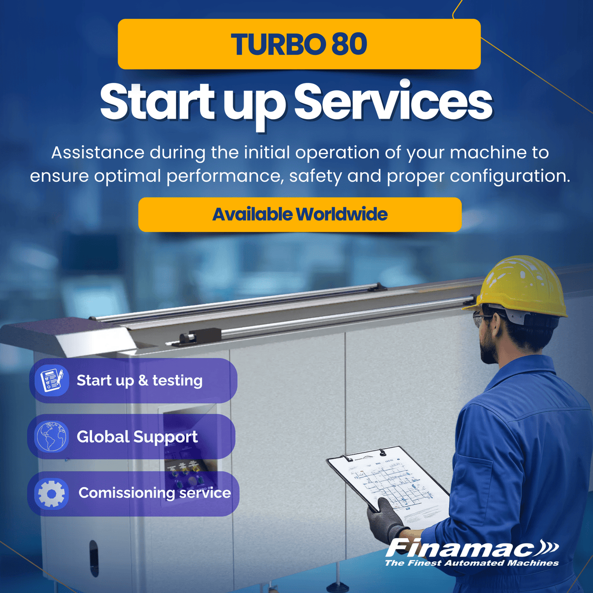U.S. Machines Start up Services - Turbo 80 - Finamac LLC