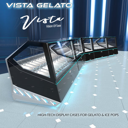 Vista Display Case - Ice Cream and Ice Pop Display Case - Finamac LLC