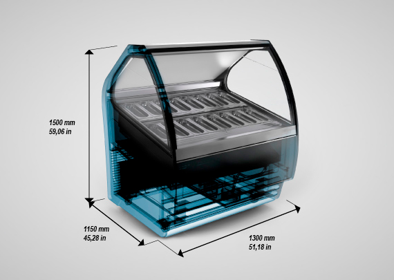 Elegance/Suprema - Ice Cream Display Cases