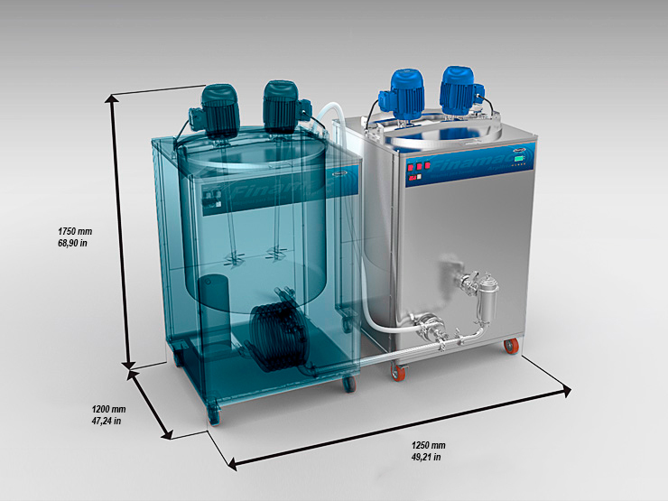 Pasto Plant 300 - Pasteurizing System for Ice Cream