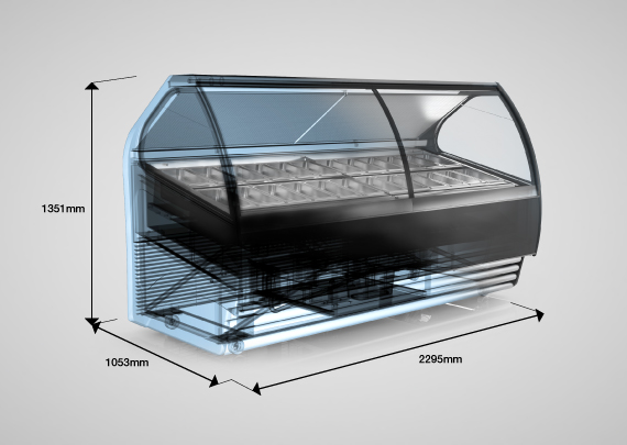 Elegance/Suprema - Ice Cream Display Cases