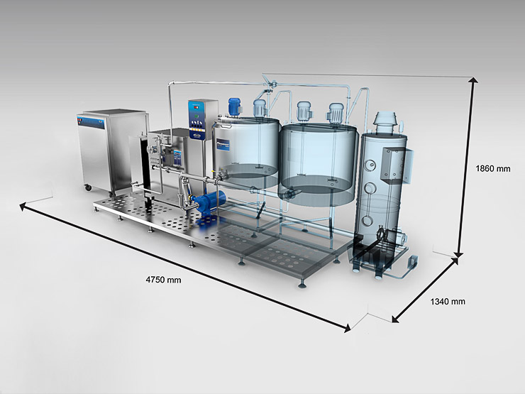 PPL 300/600/1200 - Plantas de Pasteurização De Sorvetes